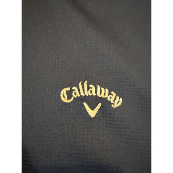 Callaway Mens Weather-Series Navy Blue Half-Zip Pullover Golf Jacket Size L Poly - Picture 2 of 7